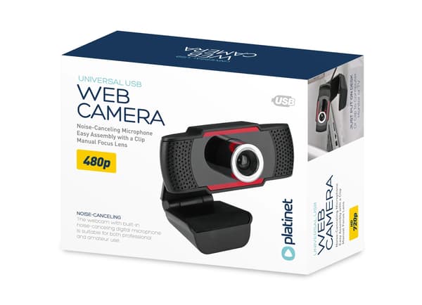 PLATINET WEBCAM WEBCAM 480P SISÄLLÄ MIKROFONI [45489]