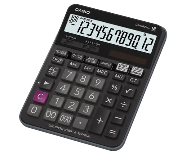 Casio Miniräknare (DJ-120DPLUS)