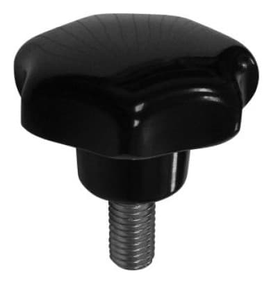BAKELITGREB MED SKAFT SORT M12*30MM