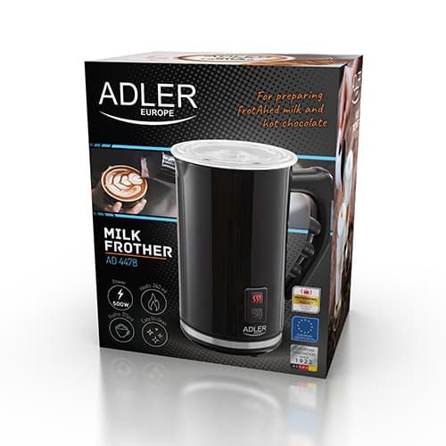 Adler AD 4478 Musta, Maidonvaahdotin, 500 W