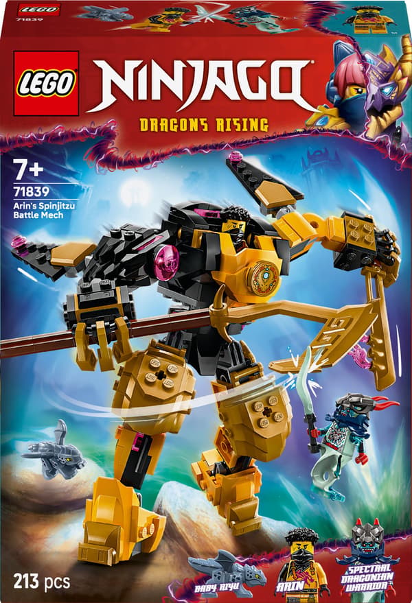 Byggsats LEGO® Ninjago Arins Spinjitzu-stridsrobot