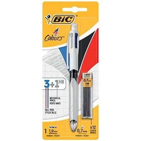 Pitkä kuvaus 4 väriä + täyttöpatruunat 12 kpl BIC