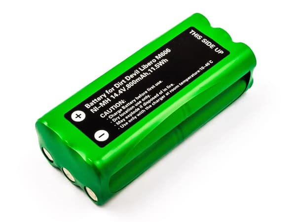 CoreParts Batteri til Dirt Devil 11.5Wh Ni-Mh 14.4V 800mAh Dirt Devil Libero M606