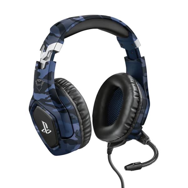 Hovedtelefoner til spillere Trust GXT 488 Forze-B PS4 (camo blå)