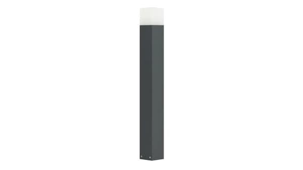 Udendørs lysarmatur, stander Cube CB-830 DG, E27 maks. 20W, farve antracit, 0438621
