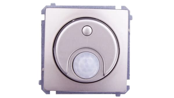 Simon Basic Connector med bevægelsessensor satin BMCR10P.01/29