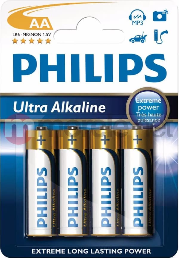 Philips ExtremeLife+ LR6E4B batteri -