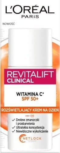 Loreal Revitalift Clinical C-vitamiini* kirkastava päivävoide SPF50+ 50ml