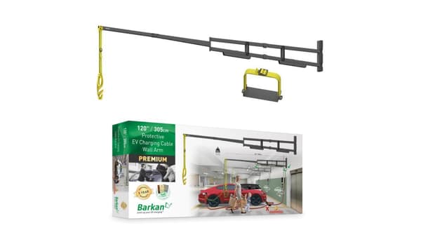 Vægmonteret bomhåndtag 305 cm bilopladerkabel