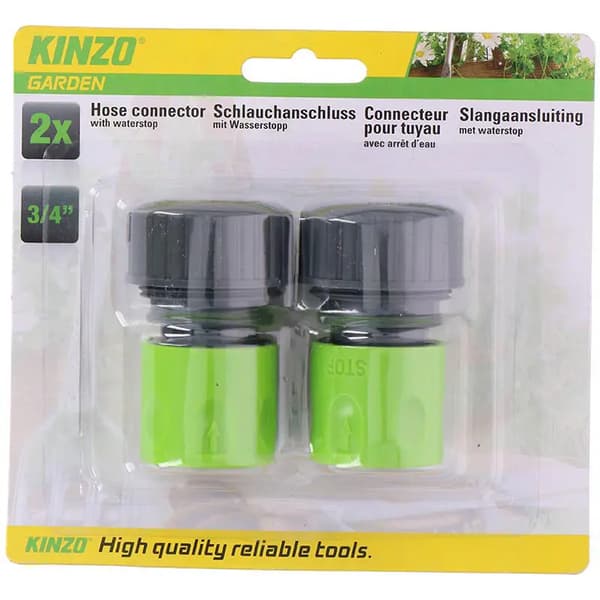 Kinzo Kinzo seinävalaisin - 3/4\" puutarhaside 2 kpl
