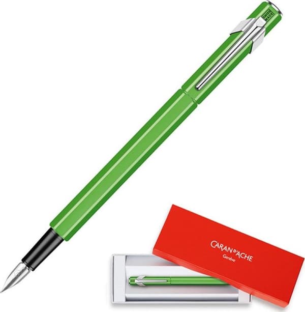 Caran d`Arche fyldepen 849 Fluo Line, F, grøn