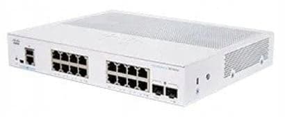 Switch Cisco CBS350-16T-E-2G-EU (16xGBE, 2xSFP, fläktlös) - EXTERIÖR