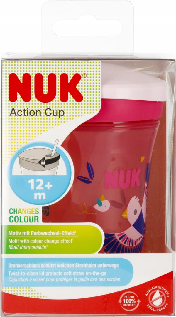 NUK NUK MUGG 230ML EV ACT KOPP 12M ROZ 10255574 1/4