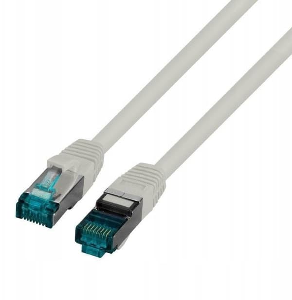 Patchkabel SecurityNet S/FTP Kat.6a grå 1m LSZH PC-6ASFTPLSZH-GY1