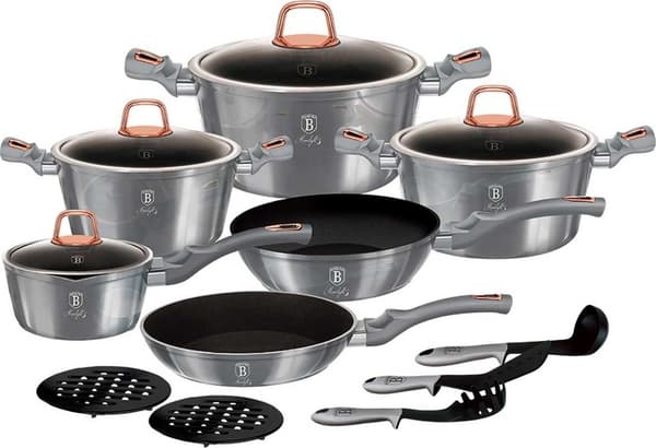 Berlinger Haus GRANITE POT SET BERLINGER HAUS BH-6022 MOONLIGHT
