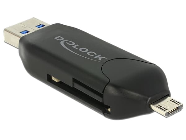 Delock Micro USB OTG Card Reader + USB