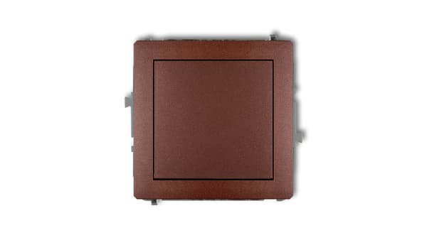 Hals Deco-kontakt Enkelpolig Brun Metallic (9DWP-1)