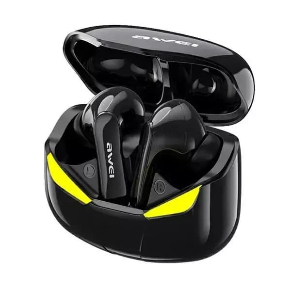 AWEI Bluetooth 5.0 T35 TWS Gaming Headset Dock Svart