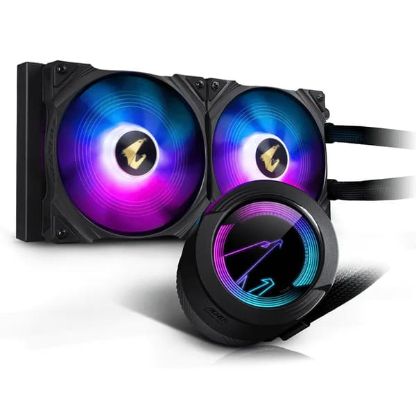 Nesteen jäähdytyssetti Gigabyte AORUS WATERFORCE 280 Musta Valaistus / LED