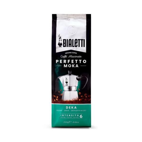 Bialetti Perfetto Moka Deka - koffeinfritt (malet) 250g