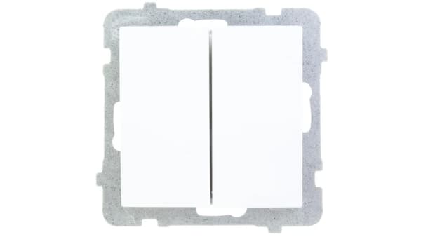 Ospel Trappkontakt AS dubbel vit (LP-10g/m/00)