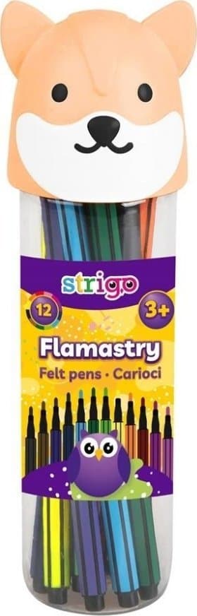 Foxpen kuglepenne 12 farver STRIGO