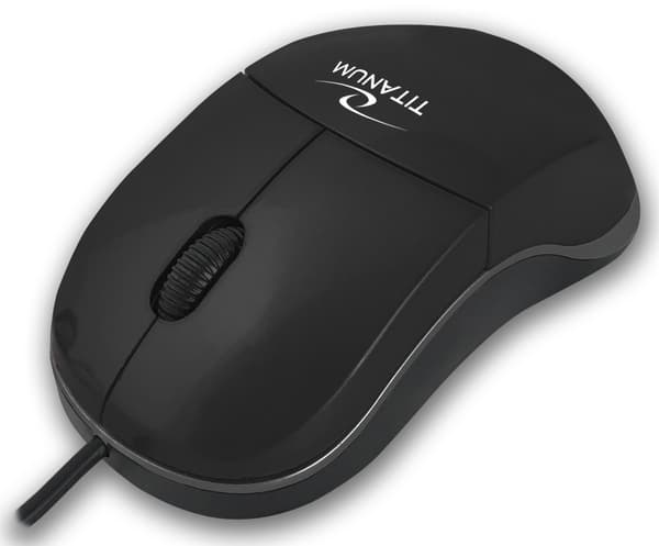 TITANUM USB-C 3D OPTISK MUS SELENE