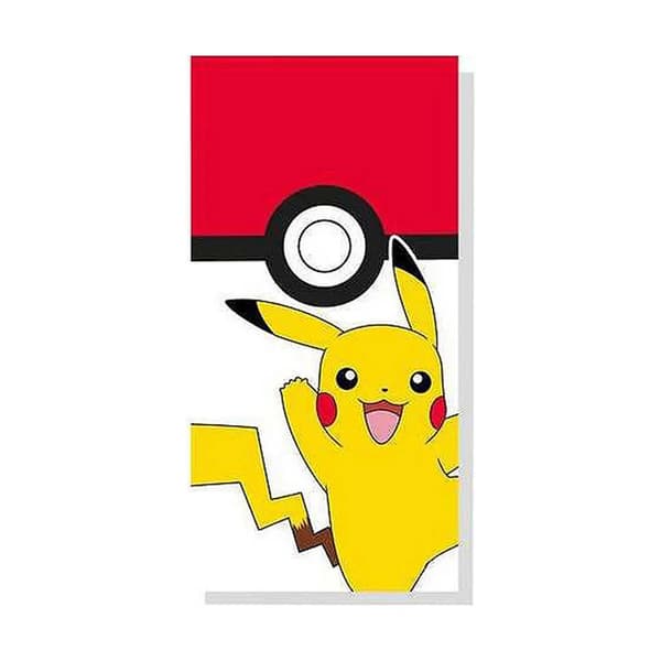 Pokemon Pikachu Pokeball badehåndklæde bomuld