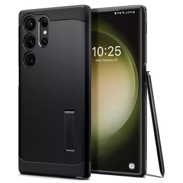 SPIGEN Tough Armor etui til SAMSUNG S23 ULTRA sort