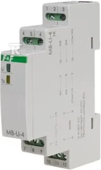 Impulstæller med udgang MODBUS RTU MAX-MB-LI-4LO