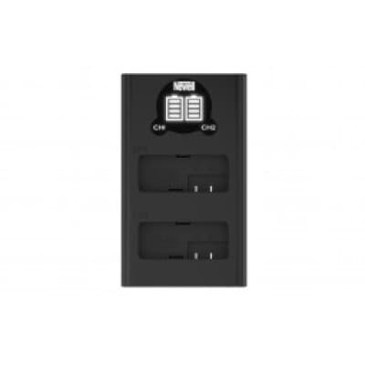 Newell Dual Channel Batterioplader DL-USB-C til LP-E8 Batterier til Canon