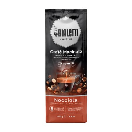 Bialetti - Malet kaffe hasselnöt espresso 250g