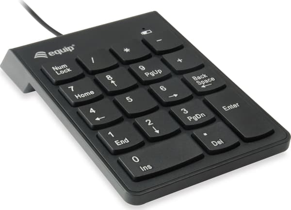 Numeronäppäimistö Equip 245205 Musta