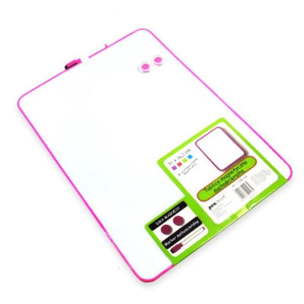 Magnetisk whiteboard, gipsplade 51x36,2cm blandingspris for 1 stk