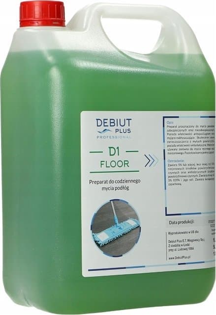 Debut Plus Professional Debut Plus Professional D1 Gulv - Forberedelse til daglig gulvvask - 5 l