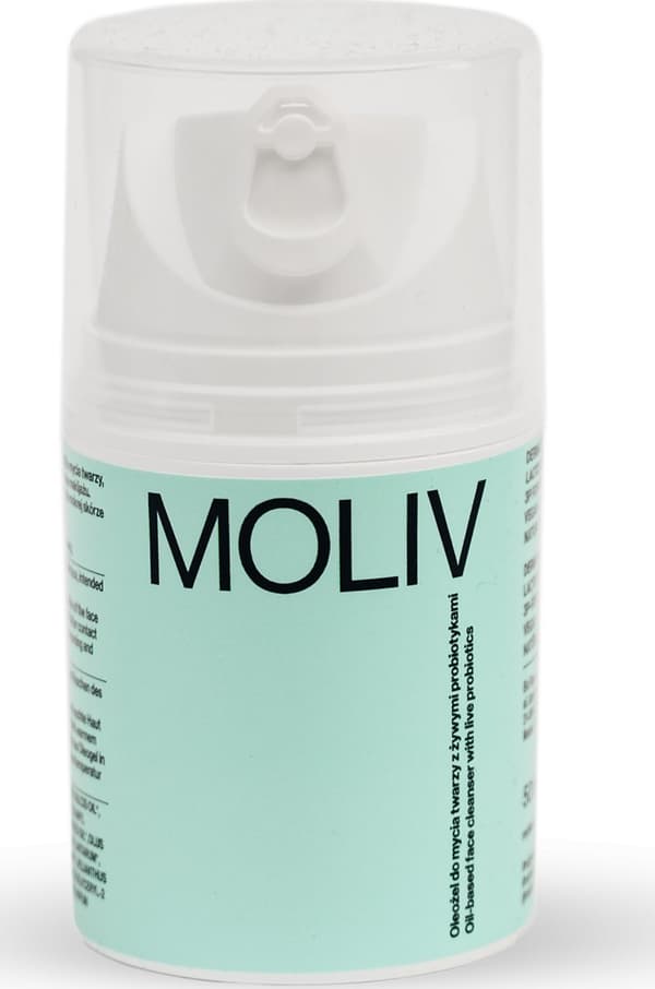 MOLIV Oleogeeli kasvojen puhdistukseen elävillä probiooteilla 50ml