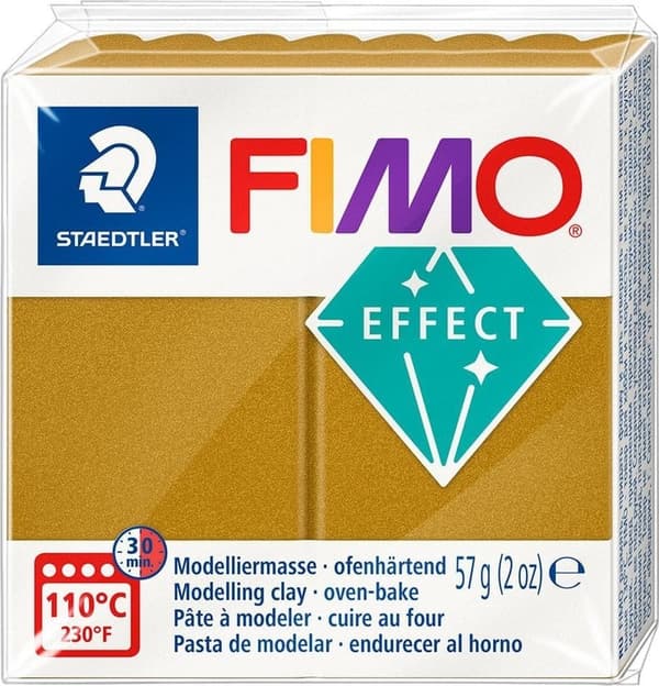 FIMO Muovailumassa Effect 57g kultametalli vähittäismyynti