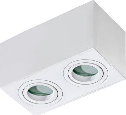 Spot BRANT 2 SQUARE WHITE AZ2826 Azzardo