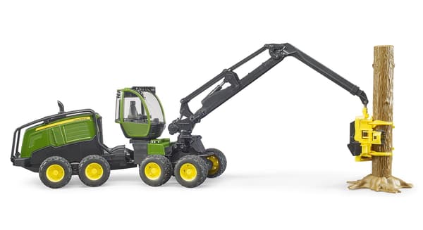John Deere 1270G Harvesteri (vihreä/musta, Sis. puunrungon)