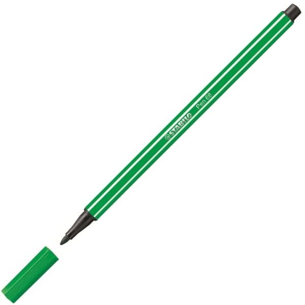 Stabilo tuschpen 68 grøn (070537a)