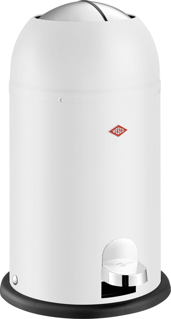 WESCO Kickmaster Junior skraldespand hvid mat