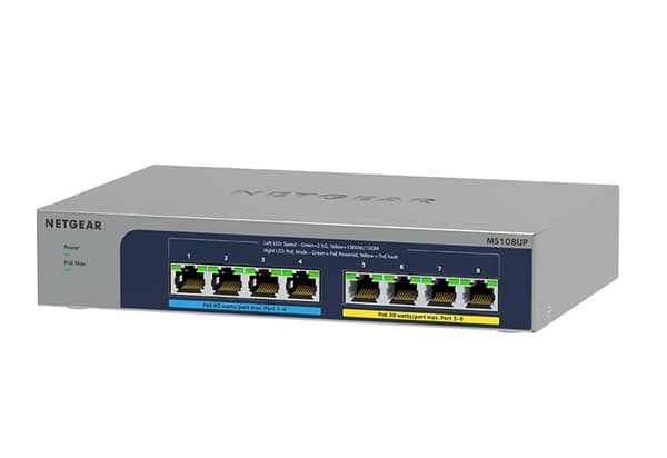 NETGEAR MS108UP - switch - 8 porte - A