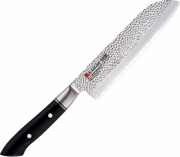 Santoku smidd kniv VG10 HM dl. 18 cm mångfaldig