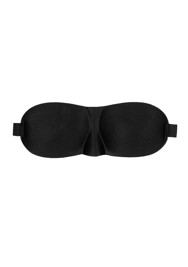 Satin Curvy Øjenmaske - Med Elastiske Stropper