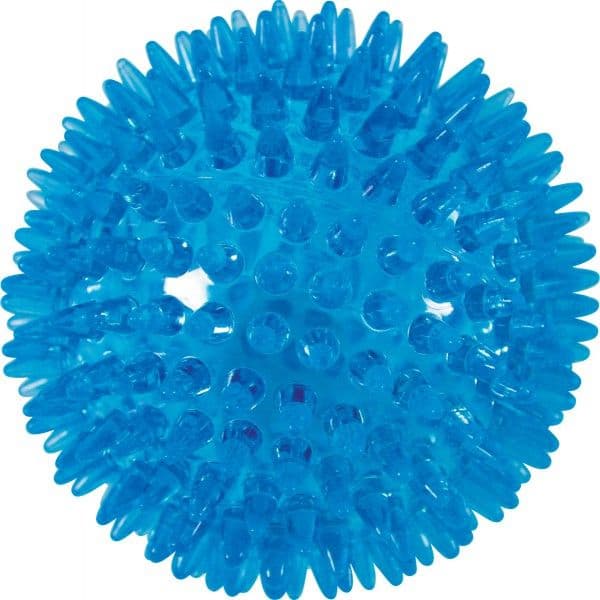 Zolux Lelu TPR POP pallo piikeillä 8 cm turkoosi