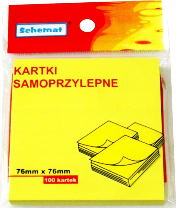 Post-it-blokke 76x76mm 100 stk