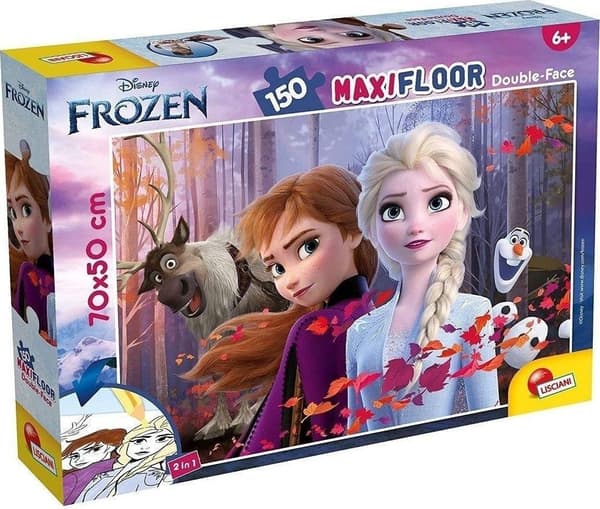 Lisciani LISCIANI DISNEY KAKSOISPUOLINEN MAXI MAANALAINEN PALAPELI 150 KPL. JÄÄMAA