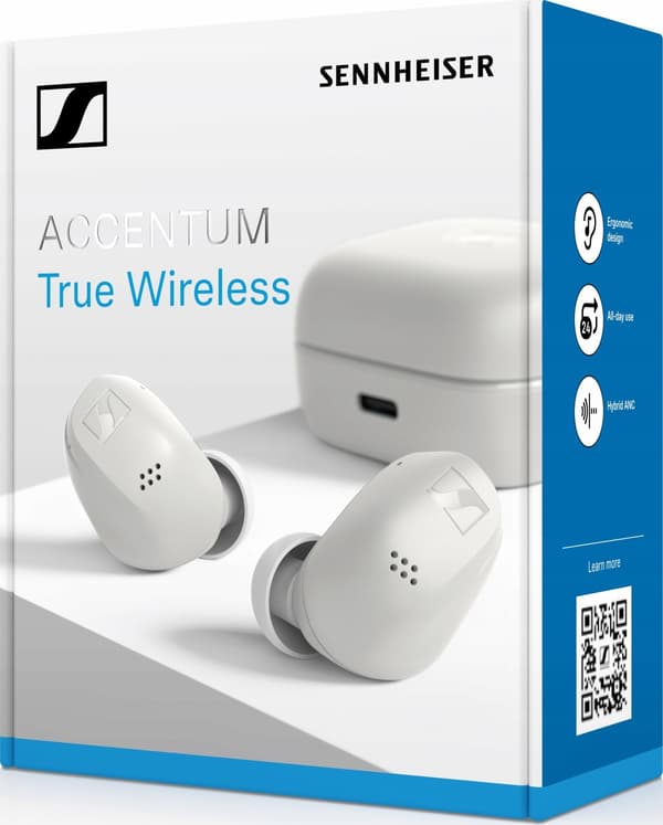 Sennheiser Accentum trådløse in-ear TWS-hovedtelefoner hvid EU