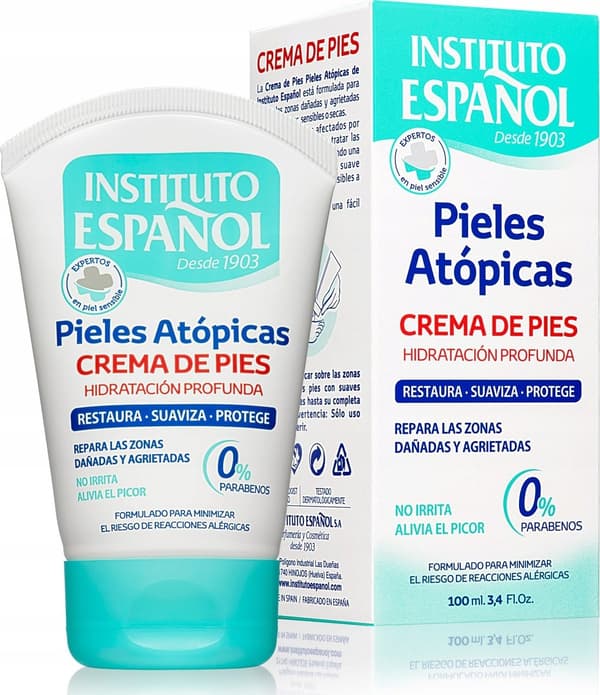 Fugtgivende fodcreme Instituto Español (100 ml) (100 ml)