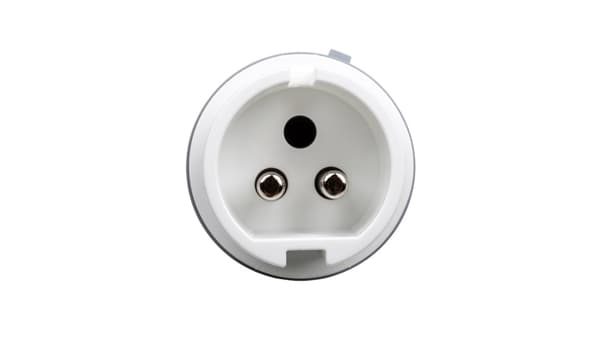 Bærbart stik 16A 2P 42V hvid IP44 TWIST 082-12v